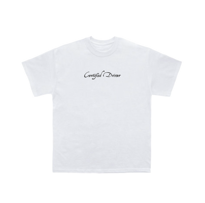 Heavyweight T-Shirt | Certified Driver White