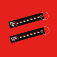 Keyring | AA Logo Black Stripe