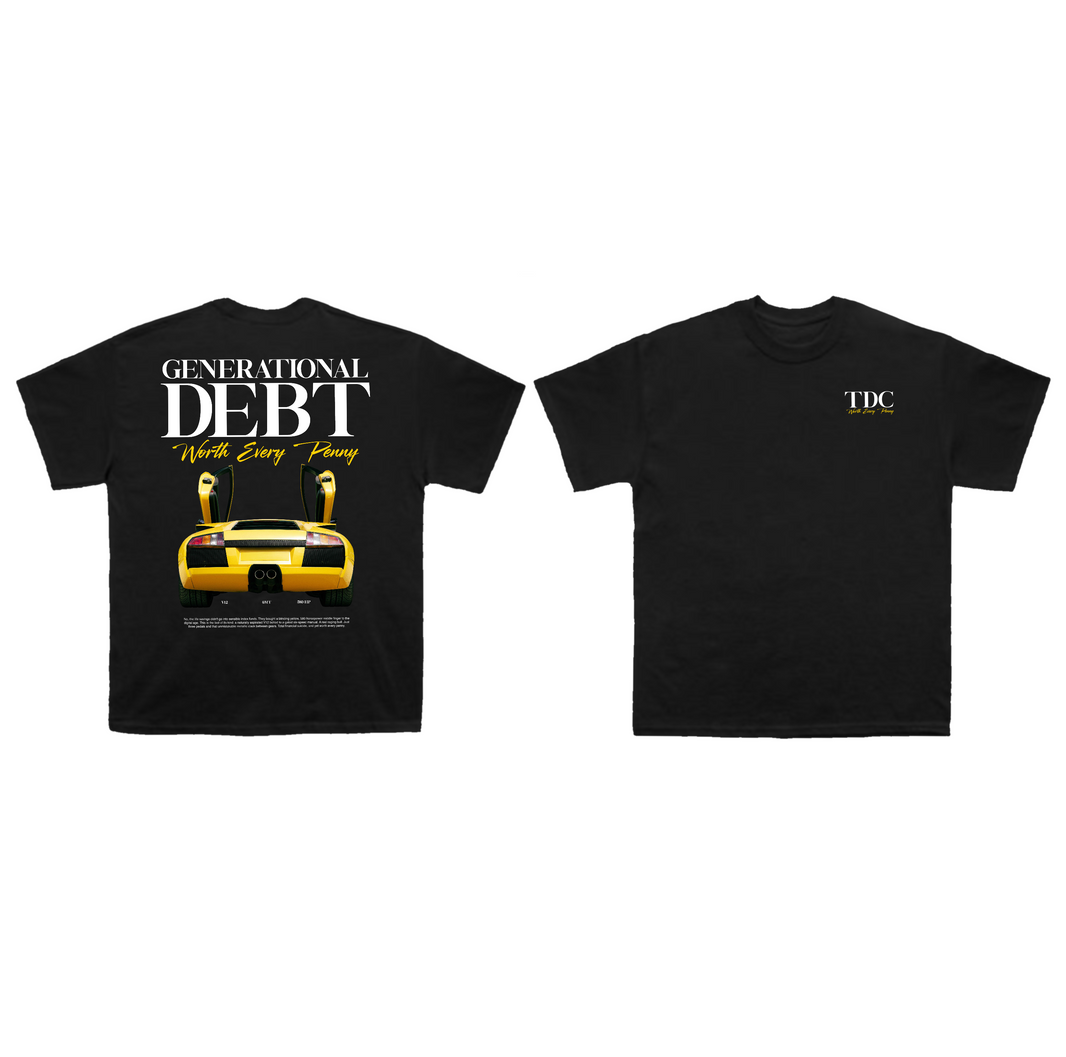 Heavyweight T-Shirt | Generational Debt Black