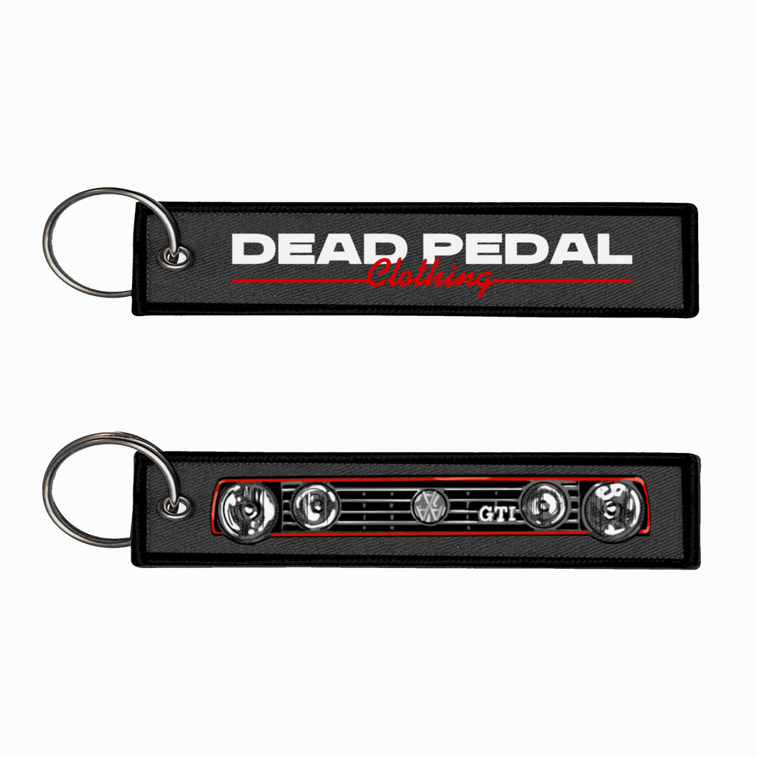 Fabric Keyring | Dead Pedal VW Golf GTI