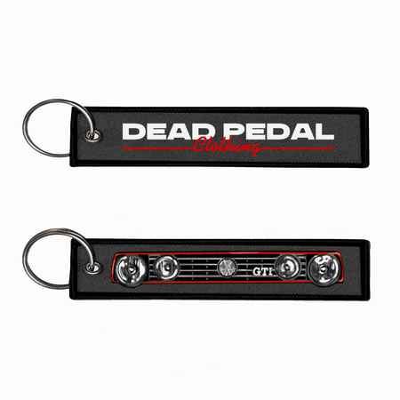 Fabric Keyring | Dead Pedal VW Golf GTI