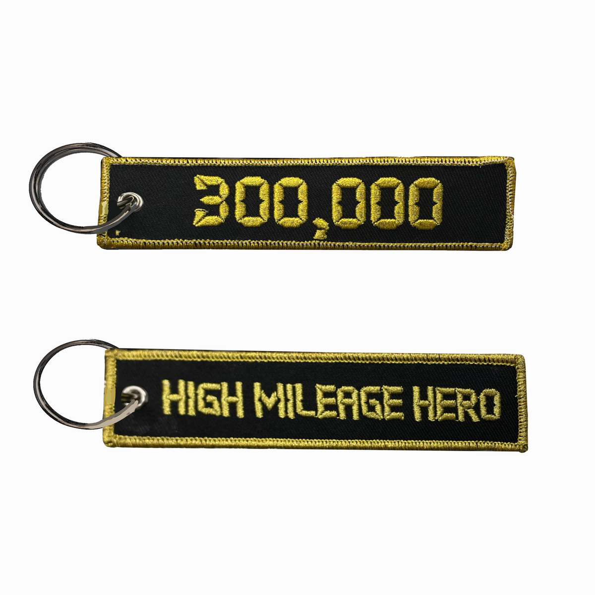Fabric Keyring | High Mileage Hero - 300k