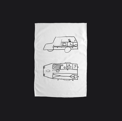 Nan's Kitchen Tea Towel White or Natural ONLY AVAILABLE FOR 48 HOURS
