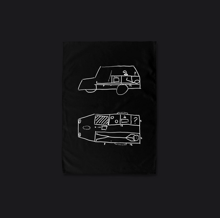 Nan's Kitchen Tea Towel Black ONLY AVAILABLE FOR 48 HOURS