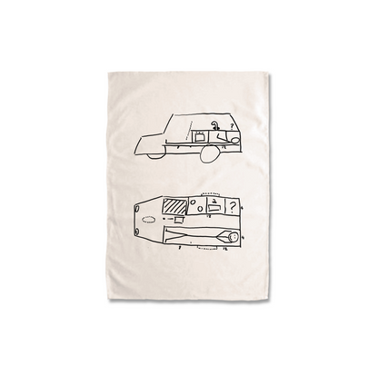Nan's Kitchen Tea Towel White or Natural ONLY AVAILABLE FOR 48 HOURS