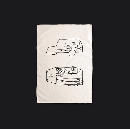 Nan's Kitchen Tea Towel White or Natural ONLY AVAILABLE FOR 48 HOURS