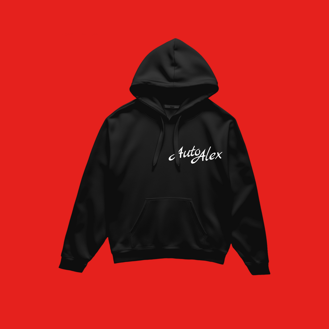 Hoodie | Child AutoAlex Embroidered - Black
