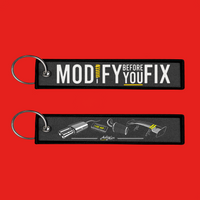 Fabric Keyring | Modify before you fix