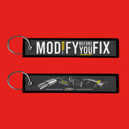 Fabric Keyring | Modify before you fix