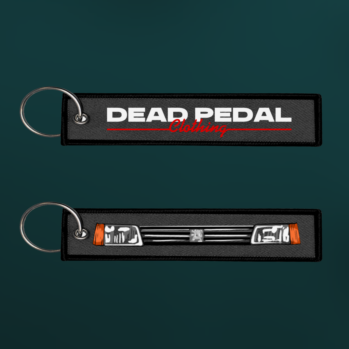 Fabric Keyring | Dead Pedal Peugeot 205 GTI