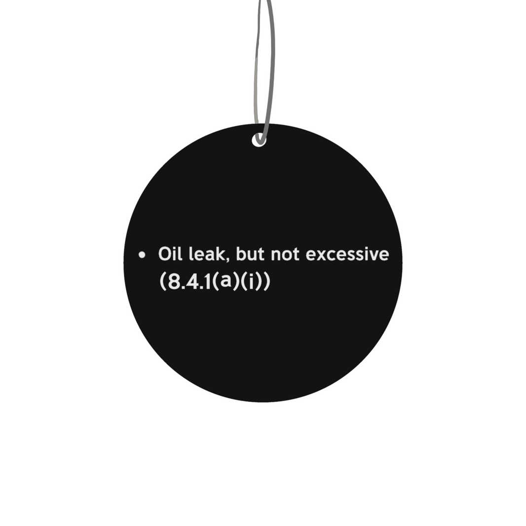 Air Freshener | Oil leak but not excessive