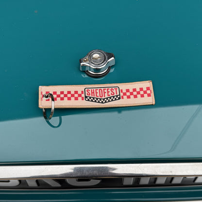 Fabric Keyring | Shedfest 2026 Cream