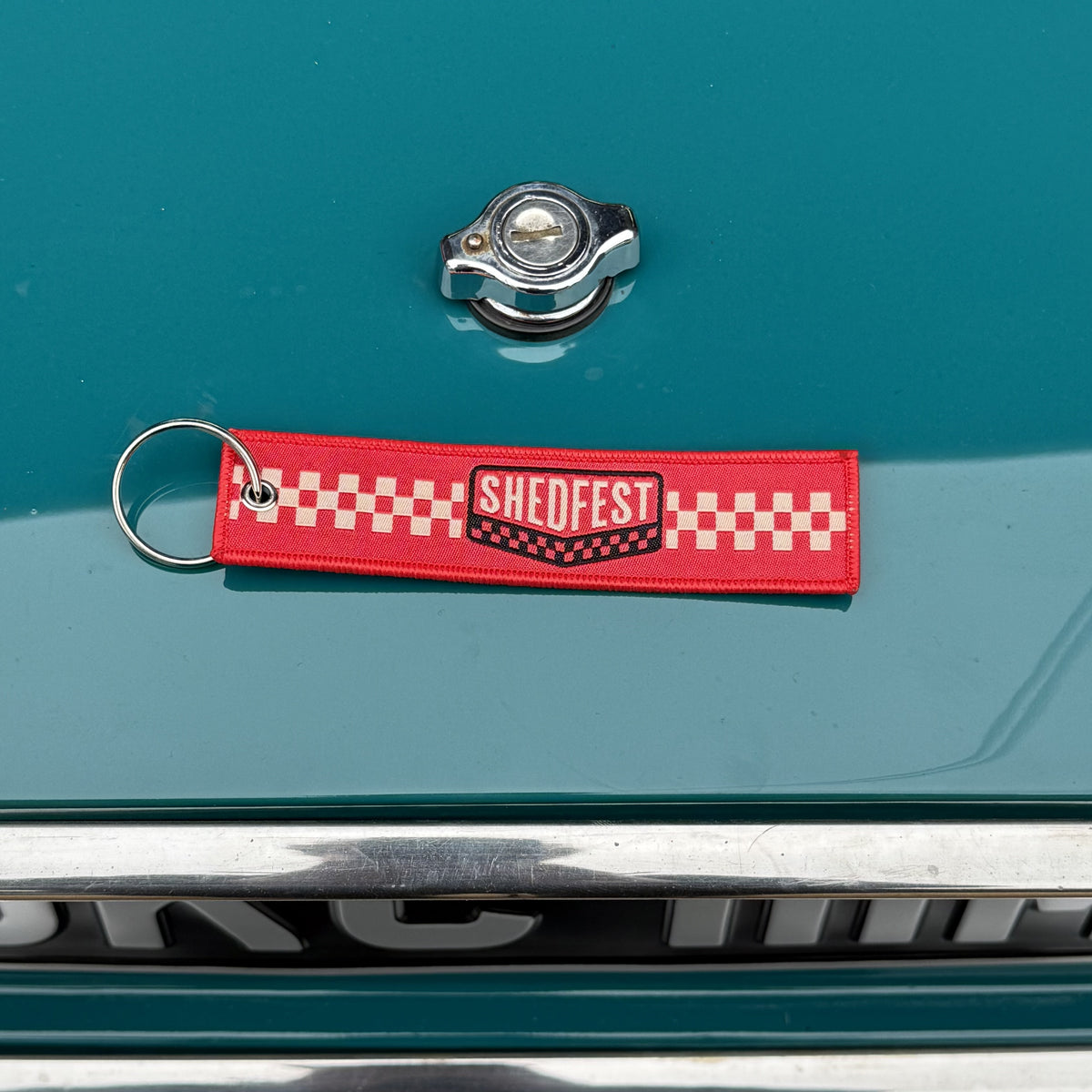Fabric Keyring | Shedfest 2026 Red