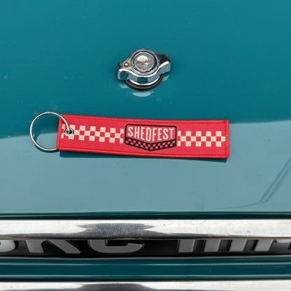 Fabric Keyring | Shedfest 2026 Red