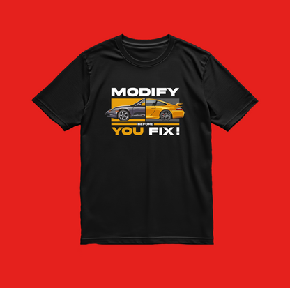 T-Shirt | 996 GT3 Modify Before You Fix