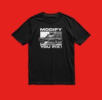 T-Shirt | Disco 2 Modify Before You Fix Mono