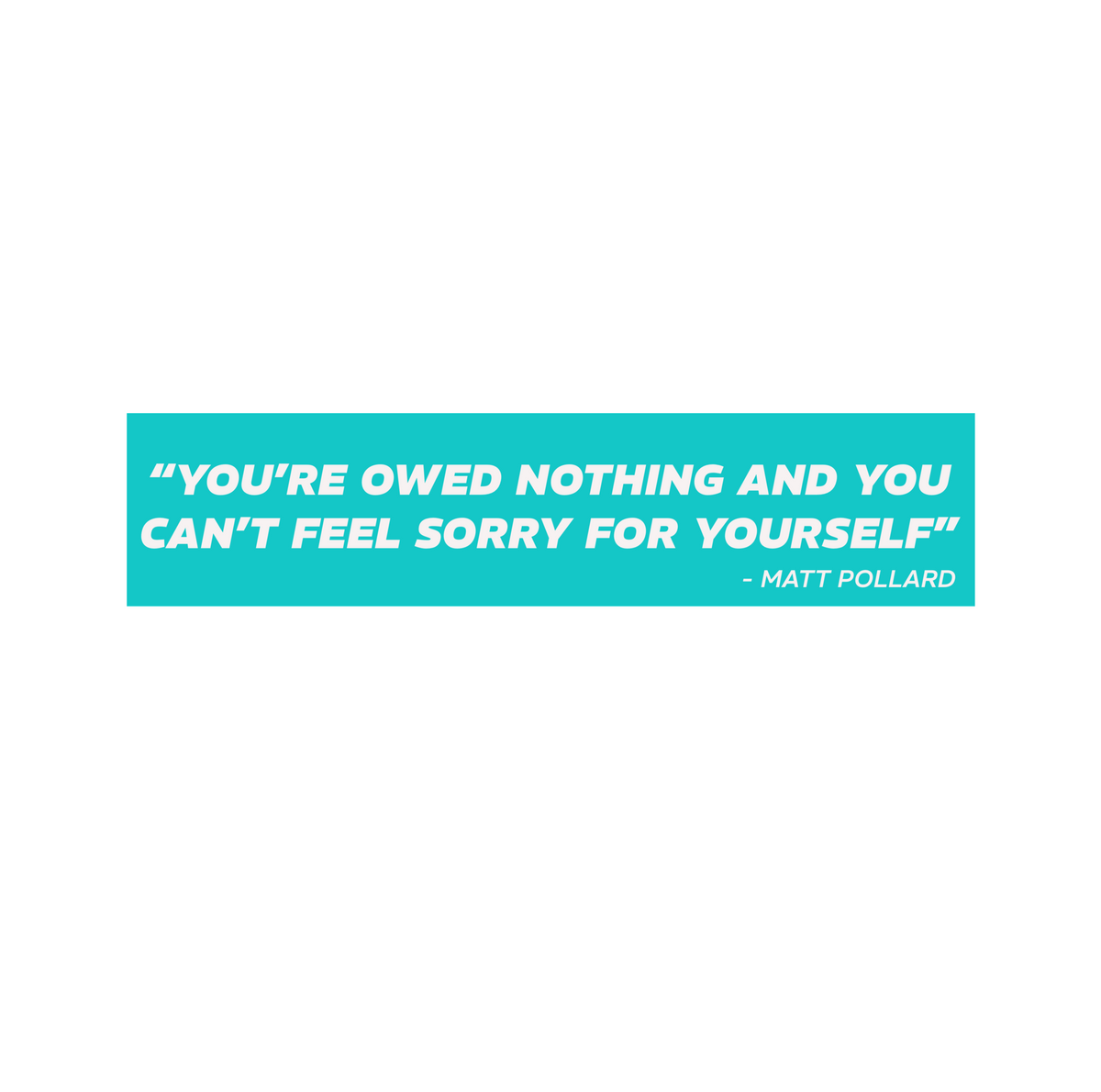 Sticker | Owed Nothing