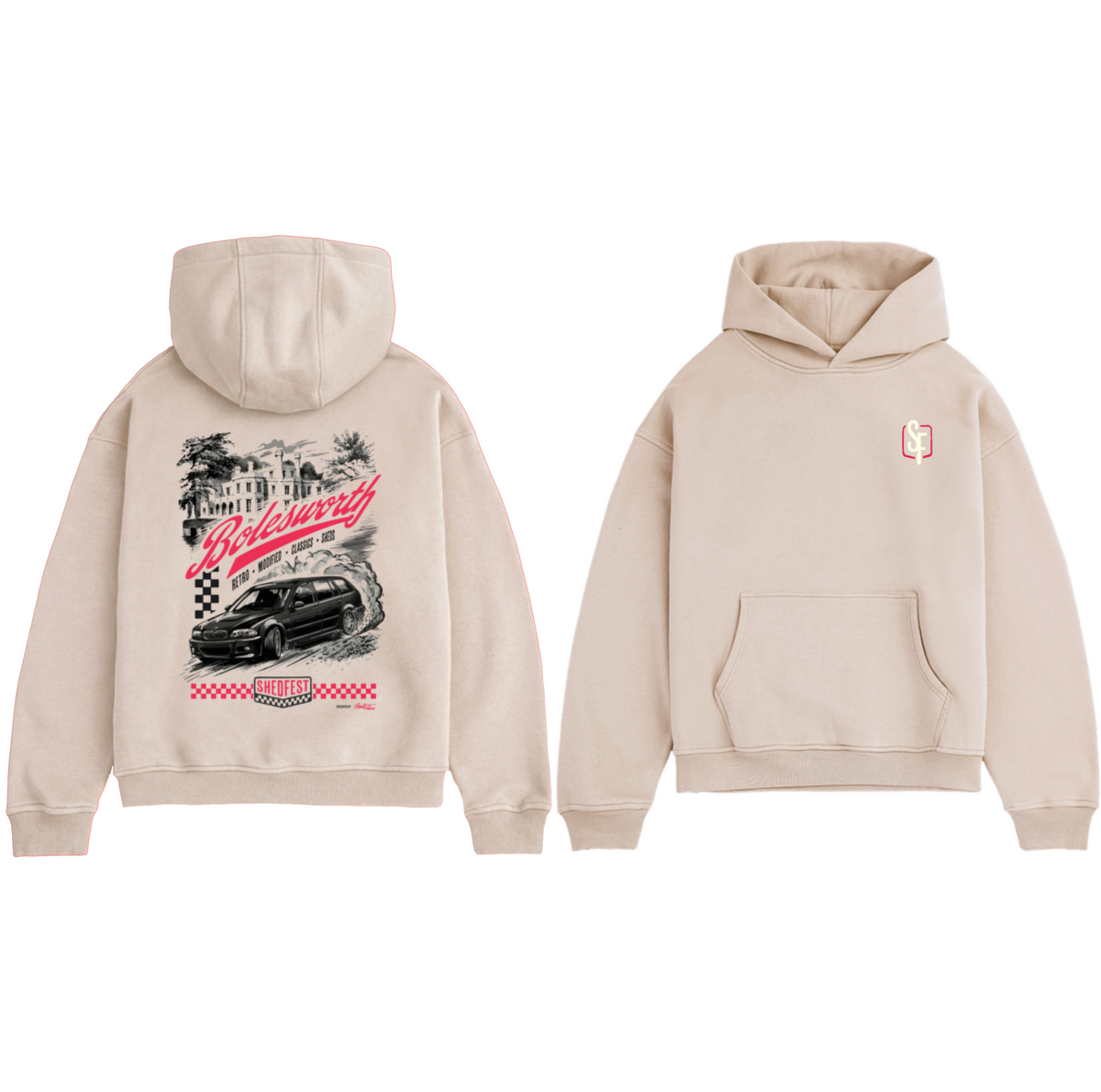 Heavyweight Hoodie | Shedfest - Stone