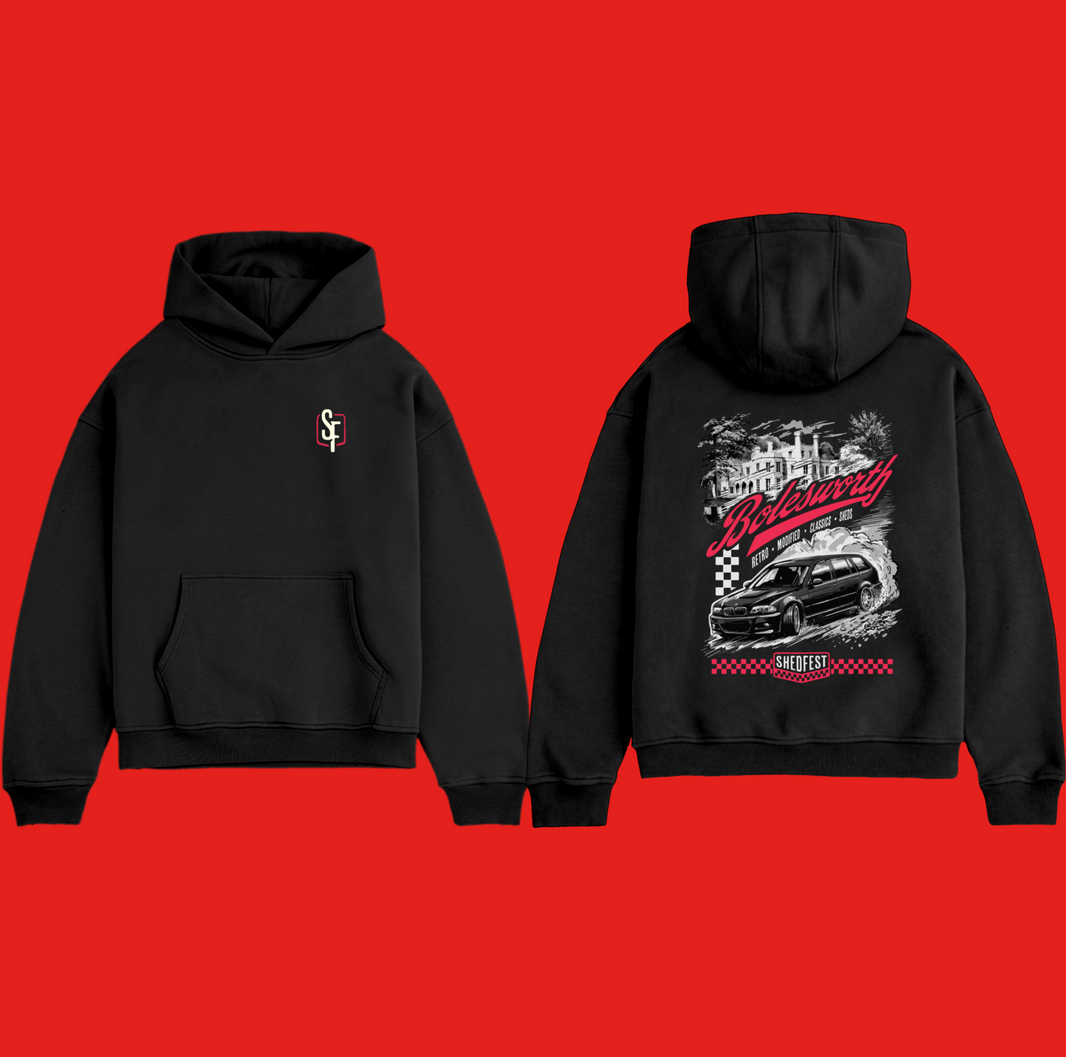 Heavyweight Hoodie | Shedfest - Black