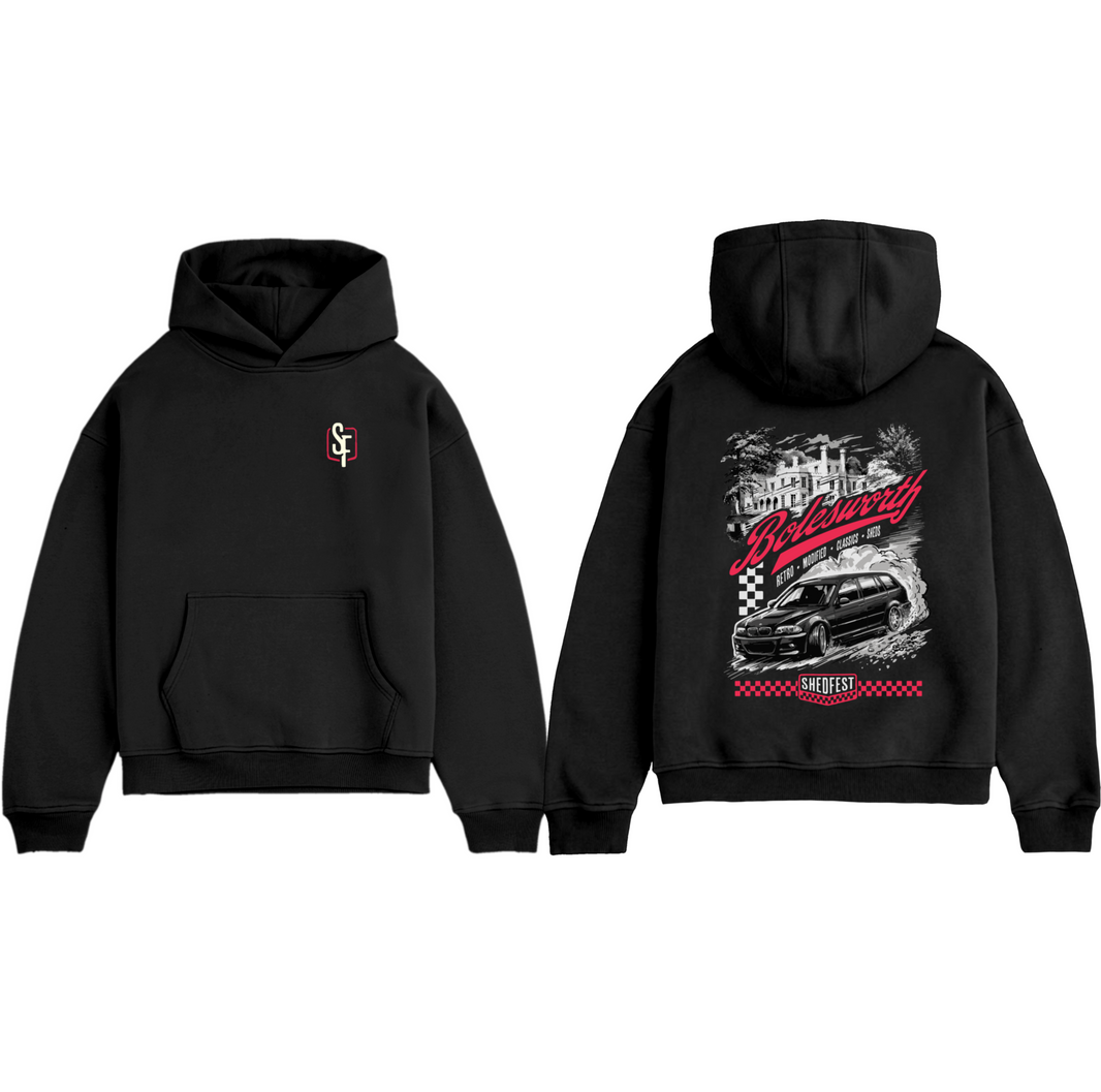 Heavyweight Hoodie | Shedfest - Black