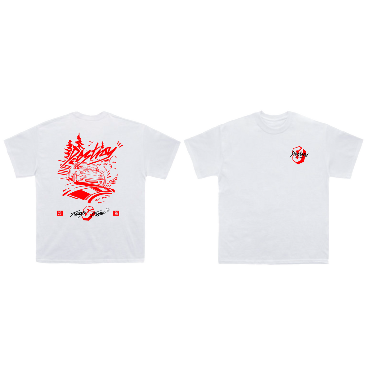 Oversize Heavyweight Boxy T-Shirt | F&F x Destroy Or Die