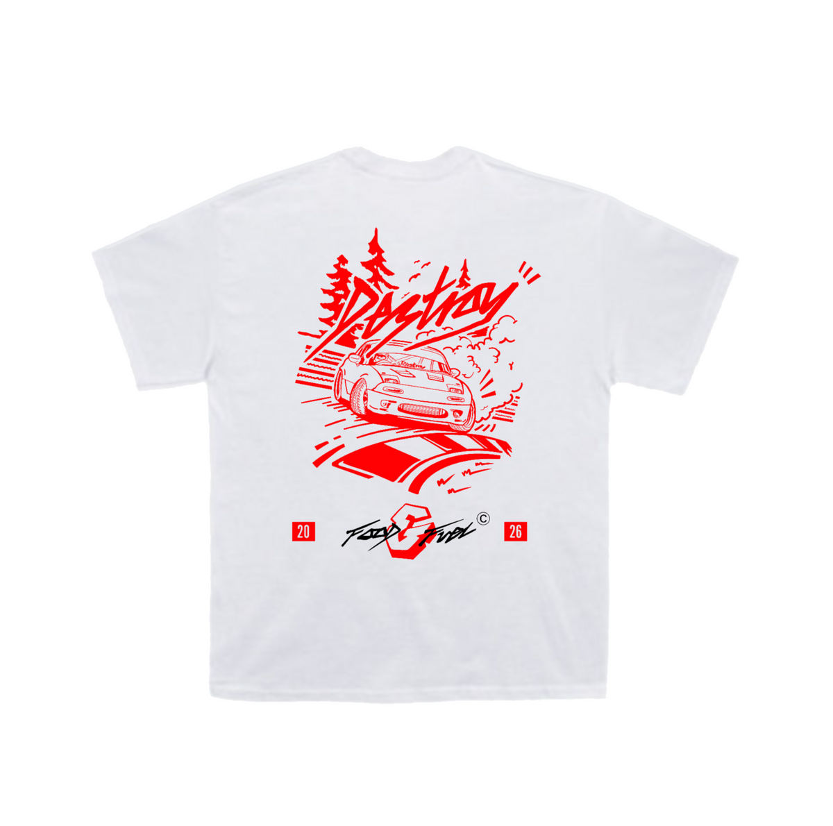 Oversize Heavyweight Boxy T-Shirt | F&F x Destroy Or Die