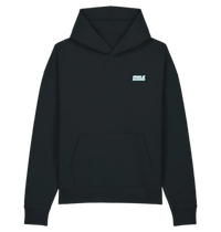 black Printed Hoody Front